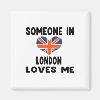Aimant Quelqu'Un À Londres M'Aime Angleterre Drapeau Brit