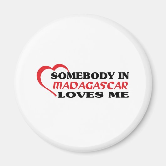 Aimant Quelqu'un à Madagascar m'aime (Devant)