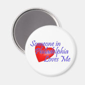 Aimant Quelqu'un à Philadelphie m'aime (Recto/Verso)