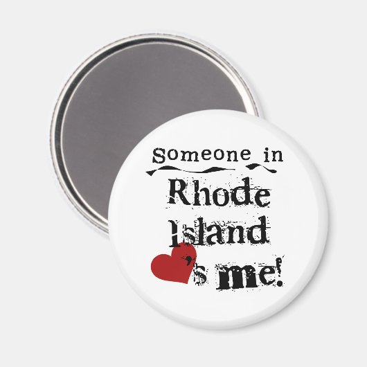 Aimant Quelqu'Un À Rhode Island M'Aime (Recto/Verso)
