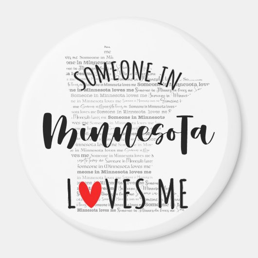 Aimant Quelqu'Un Au Minnesota M'Aime L'Aimant (Devant)