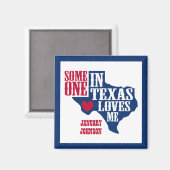 Aimant Quelqu'un au Texas m'aime (Recto/Verso)