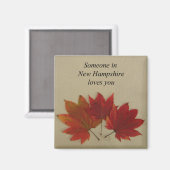 Aimant Quelqu'Un Dans Le New Hampshire Aime You-Magnet (Recto/Verso)