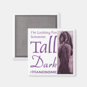 Aimant Quelqu'un de grand foncé et beau - Cheval de Frise (Recto/Verso)