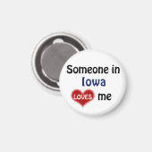 Aimant Quelqu'un en Iowa m'aime (Recto/Verso)