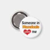 Aimant Quelqu'un en Macédoine m'aime (Recto/Verso)