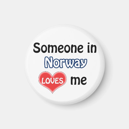 Aimant Quelqu'un en Norvège m'aime (Devant)