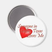 Aimant Quelqu'un m'aime à Dallas, Texas (Recto/Verso)