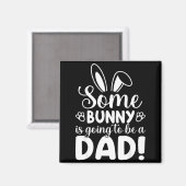 Aimant Quelqu'un va être papa Annonce de bébé (Recto/Verso)