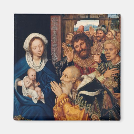 Aimant Quentin Matsys - L'Adoration du Magi (Devant)
