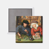 Aimant Quentin Matsys - Le Moneylender et sa femme (Recto/Verso)
