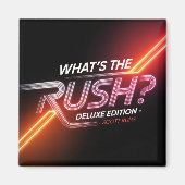 Aimant Qu'est-ce que la ruée ? Art de couverture Deluxe E (Devant)