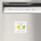 Aimant Qu'est-ce que le citron a dit au lime... (In Situ (Lave-vaisselle))