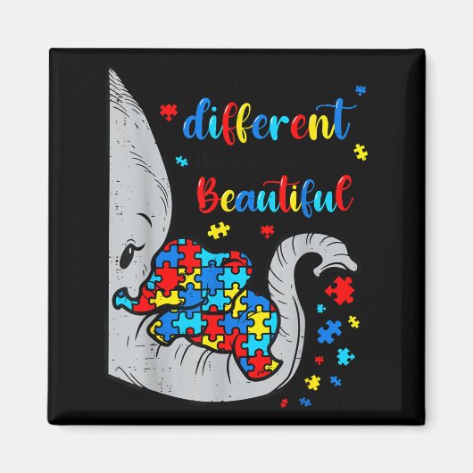 Aimant Qu'est-ce qui rend différent Bel Éléphant pour mam (Devant)