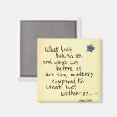 Aimant Qu'est-ce qui se cache derrière nous...Emerson Cit (Recto/Verso)