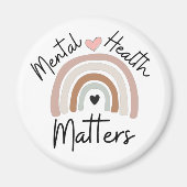 Aimant Questions de santé mentale (Devant)