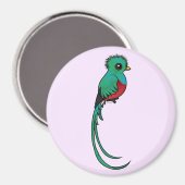 Aimant Quetzal resplendant Birdable (Recto/Verso)