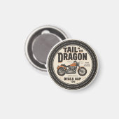 Aimant Queue de Dragon 318 virages road trip (Recto/Verso)