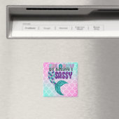 Aimant Queue de sirène rose violet vert Splashy Sassy Fém (In Situ (Lave-vaisselle))