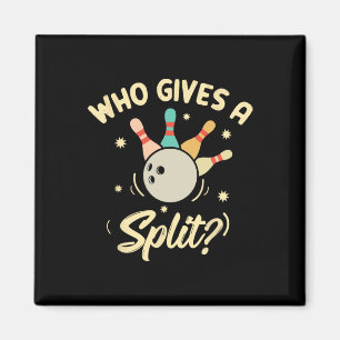 Aimant Qui Donne Un Jeu De Joueur De Bowling Split Drôle