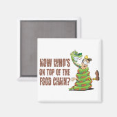 Aimant Qui est au sommet de la chaîne alimentaire (Recto/Verso)