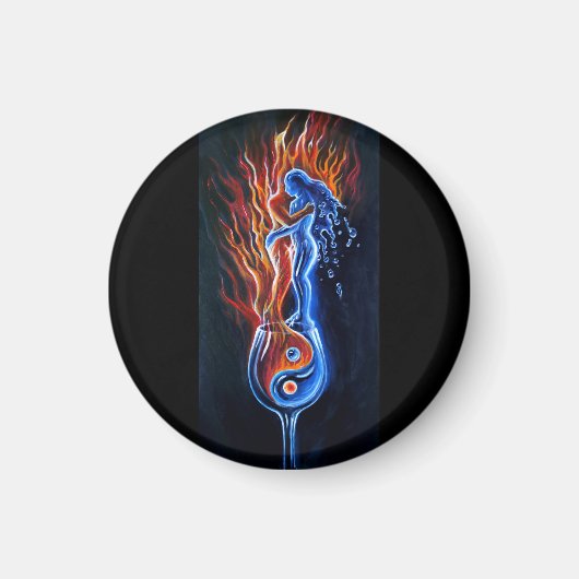 Aimant Qui est le feu, qui est l'eau (Devant)