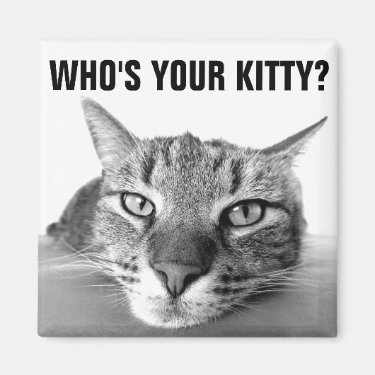 Aimant Qui est ton chou ? Magnet, Tabby (Devant)