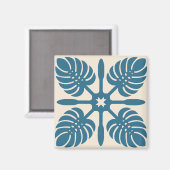 Aimant QUILT HAWAIIAN- Monstera (Recto/Verso)