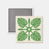 Aimant QUILT HAWAIIAN - Monstera (Recto/Verso)