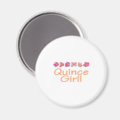 Aimant Quince Girl (couleur pêche) (Recto/Verso)