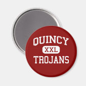 Aimant Quincy - Trojans - Senior - Quincy California (Recto/Verso)