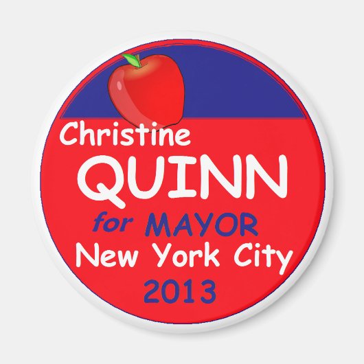Aimant Quinn Maire du NYC 2013 (Devant)