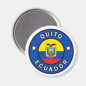 Aimant Quito Équateur (Recto/Verso)