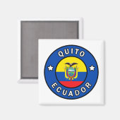 Aimant Quito Équateur (Recto/Verso)