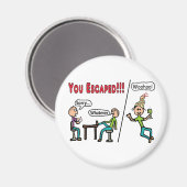 Aimant Quitter le travail (Recto/Verso)