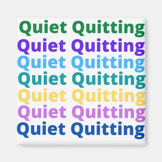 Aimant Quitter tranquillement (Devant)