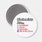 Aimant Quiz biochimiste...Plaisanterie (Recto/Verso)