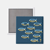 Aimant QUOI ? -magnet (Recto/Verso)