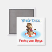 Aimant Quoi Que Flotte Votre Cheval (Recto/Verso)