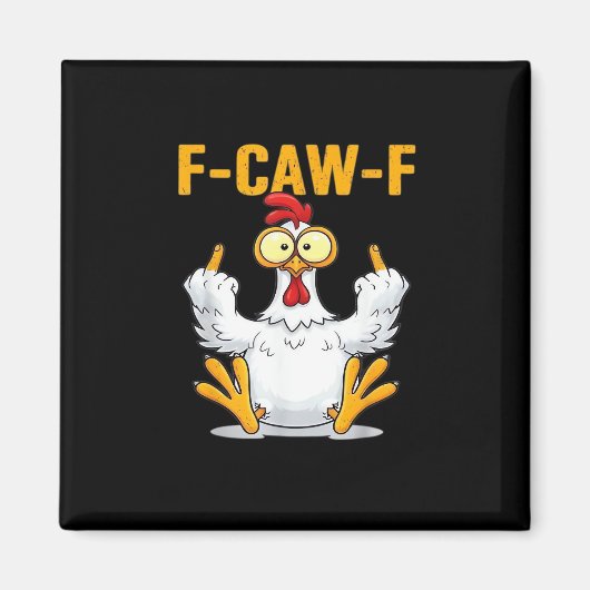 Aimant Quote Rooster Meme Classic (Devant)