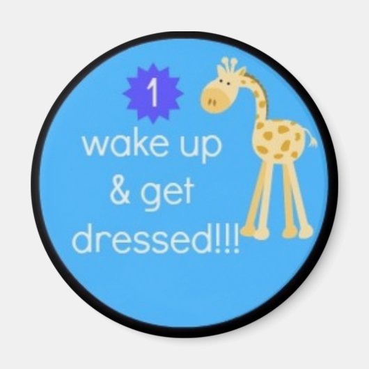 aimant quotidien de carte pour enfants ! ! ! (Devant)