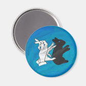 Aimant Rabat Ombre Sur Bleu (Recto/Verso)