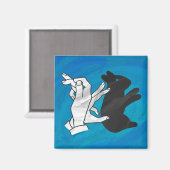 Aimant Rabat Ombre Sur Bleu (Recto/Verso)