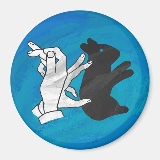 Aimant Rabat Ombre Sur Bleu (Devant)