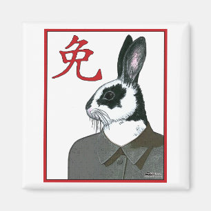 Aimant Rabbit de fête