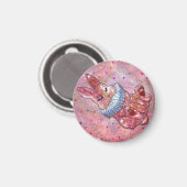 Aimant Rabbit named Ladybug (Recto/Verso)