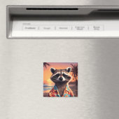 Aimant Raccoon Holiday (In Situ (Lave-vaisselle))
