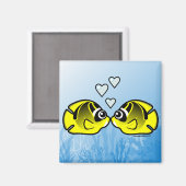 Aimant Raccoon Papillon amour (Recto/Verso)