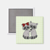 Aimant Raccoon Twins (Recto/Verso)