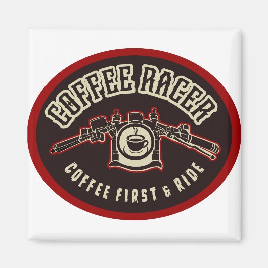 AIMANT RACER DU CAFÉ 2 (Devant)